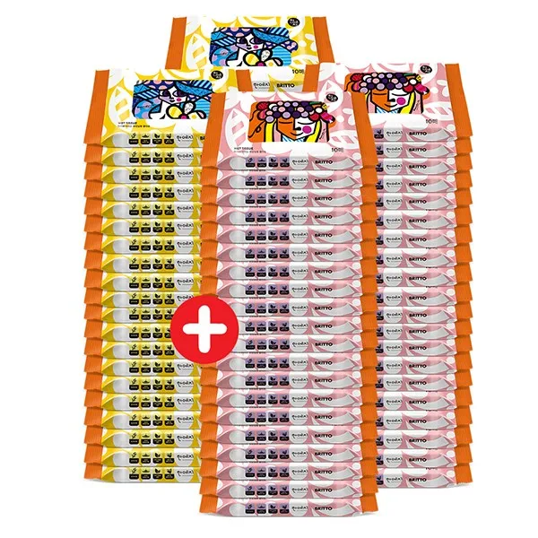 한예지 브리토 비데물티슈 휴대용 10매 80팩