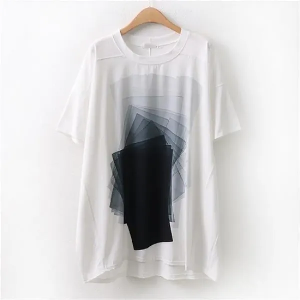  강물처럼 엑스레이나염반팔티 Ol5872m907 빅사이즈