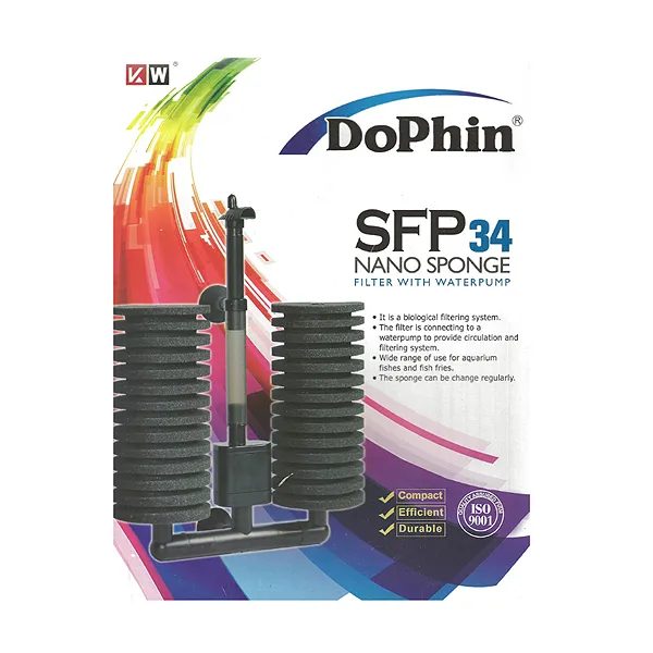 Dophin 나노 스펀지쌍기여과기 (SFP-34 모터일체형), SFP34