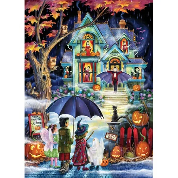 버몬트 크리스마스 회사 공포증 밤 할로윈 직소 퍼즐 1000 piece white PROD1510002380, One Color