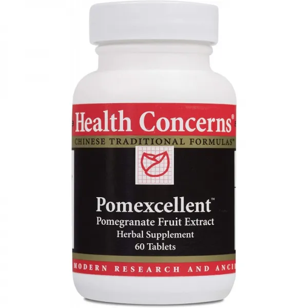 건강 문제-Pomexcellent-석류 열매 추출물이 함유 된 한약 보충제-심혈 관계 지원-60 개, 1
