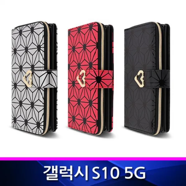 케이스 [ 갤럭시S10 5G 스위티 지퍼 지갑형 폰케이스 G977 ] 전면보호 보호케이스 갤럭시아이폰