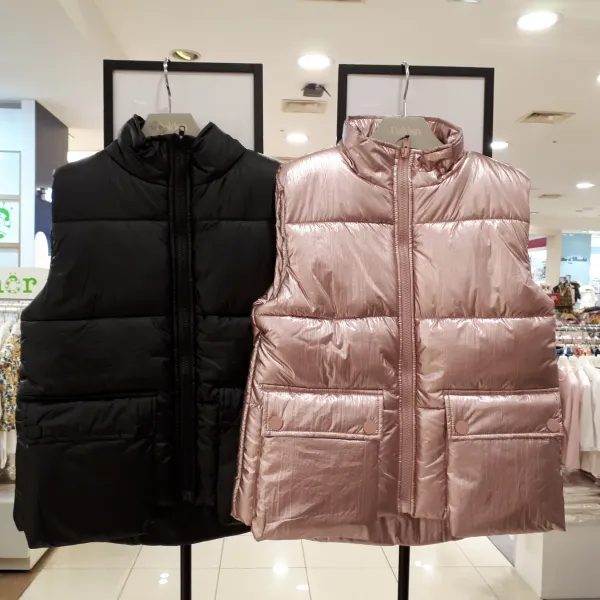 셀덴 동아백화점 수성점 남여 공용 하이넥 가볍고 따뜻한 퀼팅 패딩 조끼 Edjp19n01