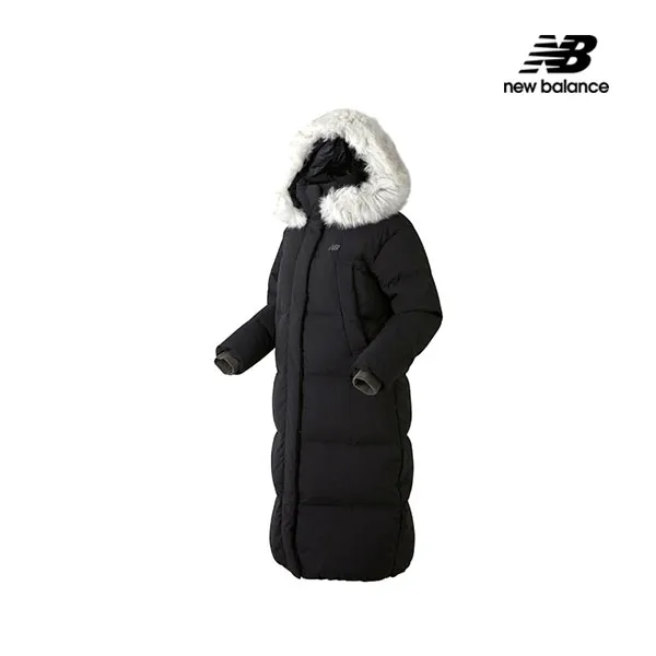 뉴발란스 WOMEN 연아 구스 맥시 퍼 다운 NBNP84W032-Black