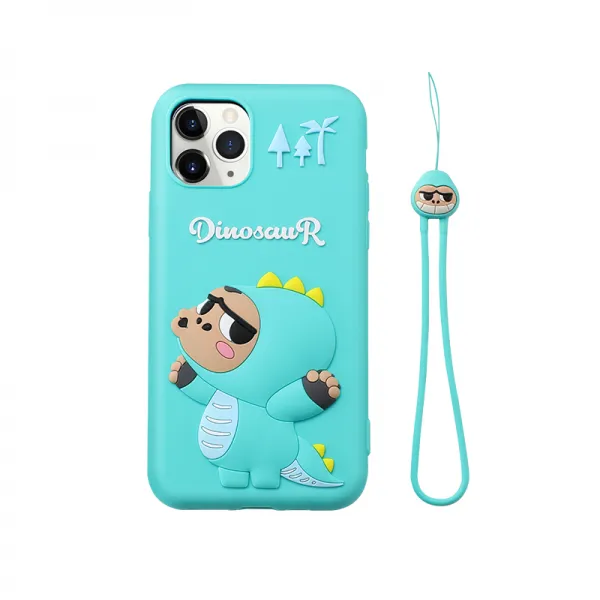 더착한컴퍼니 기악당 사과폰 폰케이스폰 11PRO 액상실리콘 PROMAX 충격흡수 풀팩토리 보호케이스 큐트 드랜드 인싸템