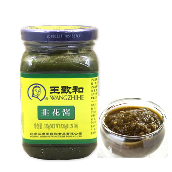 홍홍 중국식품 왕즈허 구채장 부추장 양념부추장, 1개, 320g