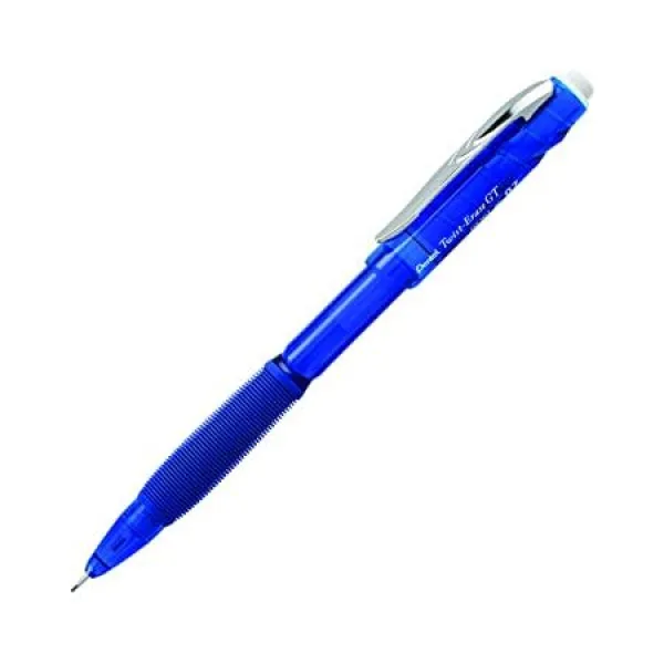 펜텔 트위스트 - 지우기 GT 0.7 기계적인 연필 투명에 가까운 블루 12 상자 (QE207C) 9999992150979, Violet, Blue