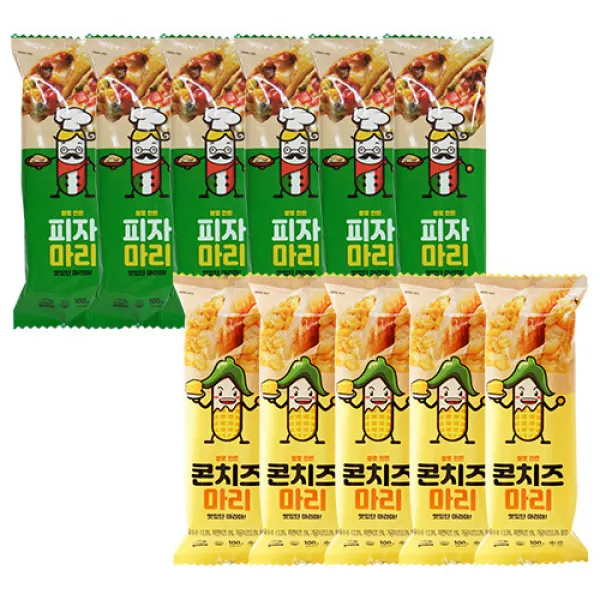 구워나온마리시리즈 10+1set [MA007]_(피자6+콘치즈5)_2세트이상 구매시 사은품 증정, 1세트