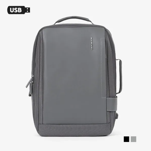 깔끔하고 세련된 디자인의 백팩 DF102 USB포트