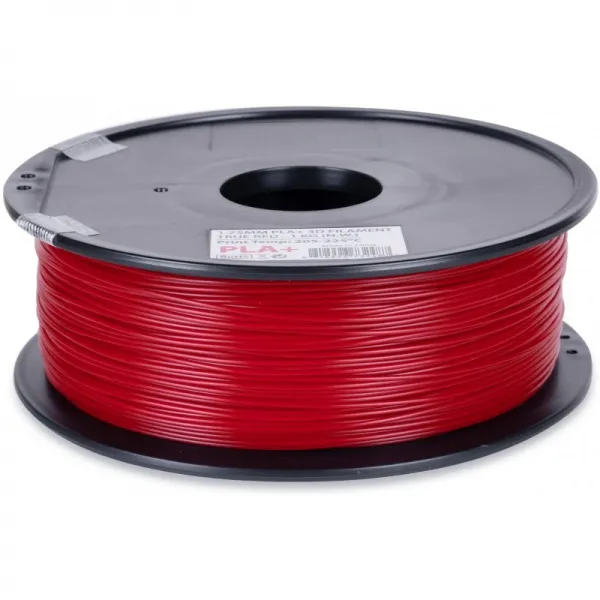 내륙 1.75mm True Red PLA PRO(PLA+) 3D 프린터 필라멘트 1kg 스풀(2.2lbs) True Red: Industrial & Scientific, 단일옵션