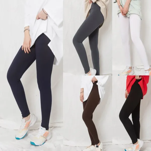 핑크팔레트 여성 Free~3xl 무지롱 빅사이즈 레깅스 운동복