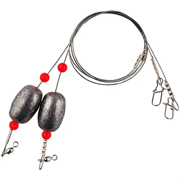 SILANON Fishing Egg Sashimi Weight Scale Frame-4 8 개의 준비된 리그 송어 넙치 바닥 물고기 용 스테인레스 스틸 (0.5oz-8pcs), 0.5oz-8pcs