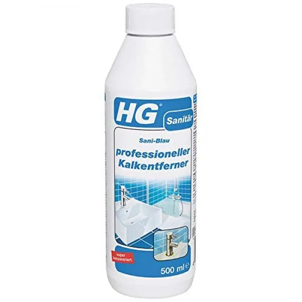 HG Professional 라임 스케일 리무버 (1 x 500ml)-시중에서 가장 강력한 농축 석회질 리무버, 단일상품