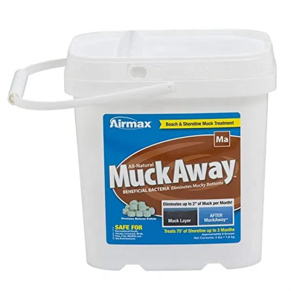 EOM Airmax MuckAway Natural Pond Muck Reducer 매월 최대 2 개의 Muck 제거 대상 해변 해안선 8 S - E091607WMWC2543, 기본, 기본