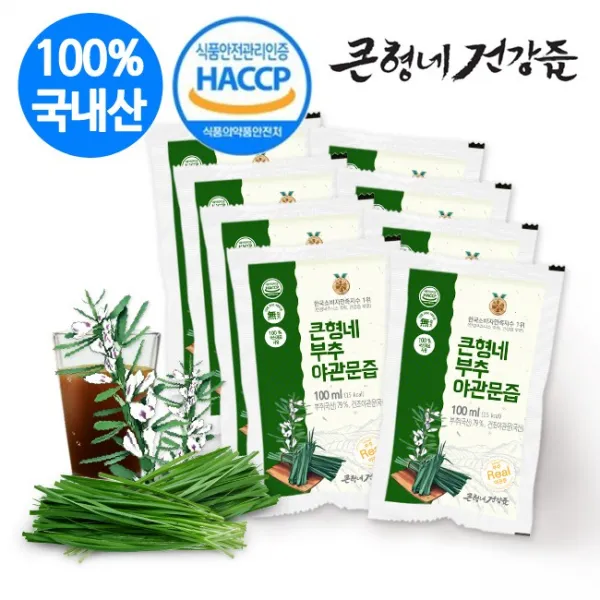 큰형네건강즙 내남편을 위한 부추야관문즙, 120팩, 100ml