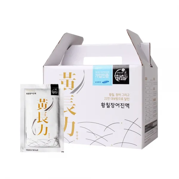 자연의힘 발효황칠 장어진액 면역력강화 황장력 보약 기력회복 건강즙 귀한 선물세트, 30개입, 110ml