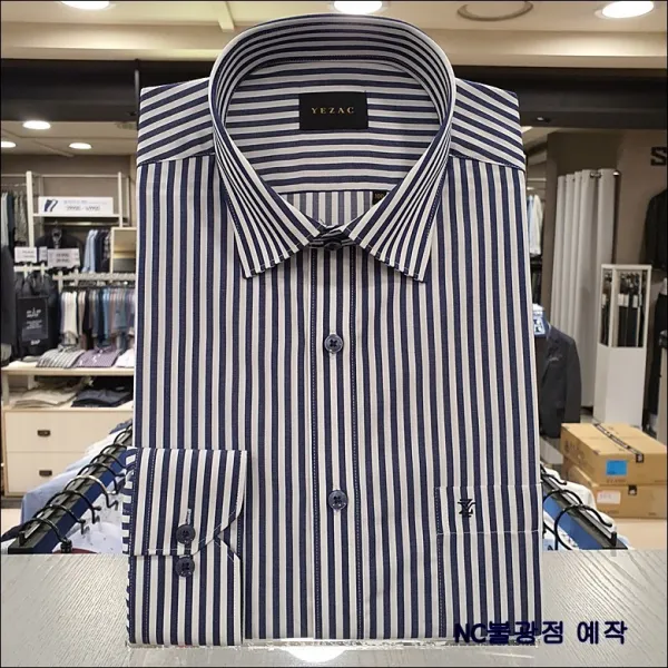 NC불광점 예작 **2020FW신상 무려77%세일**구김없고 멋진 일반핏 버티컬 스트라이프YJ0FBR957BL