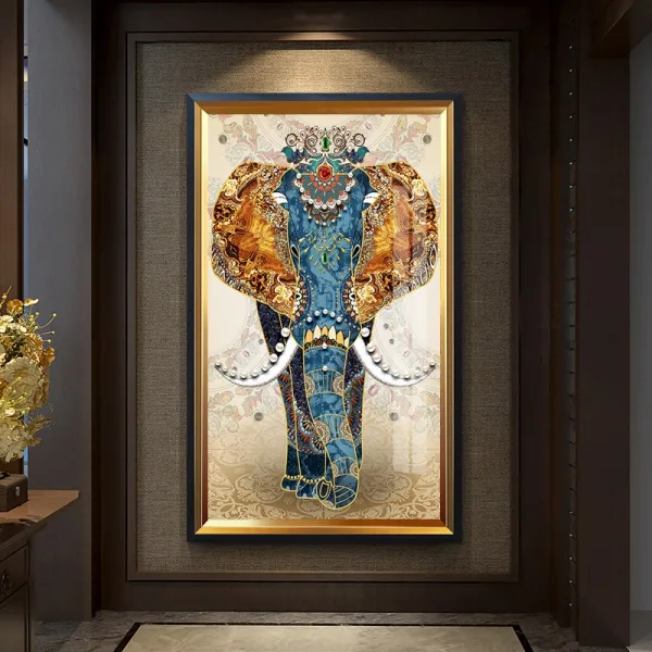 가온나래 화려한 유럽 코끼리 전체보석십자수 집에서취미, 70x120cm
