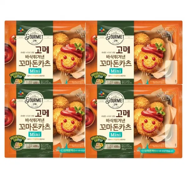 고메 바삭튀겨낸 꼬마돈카츠450gx4개, 1세트