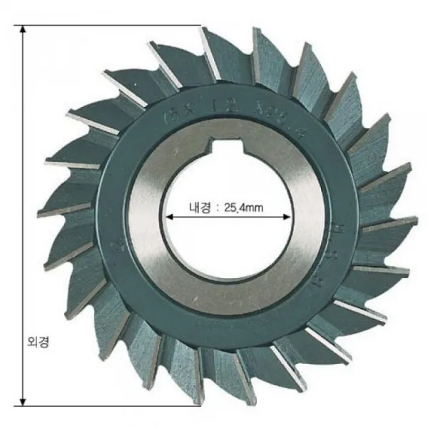 태화툴 3155064 사이드컷터 14T 75x25.4mm., 단일상품