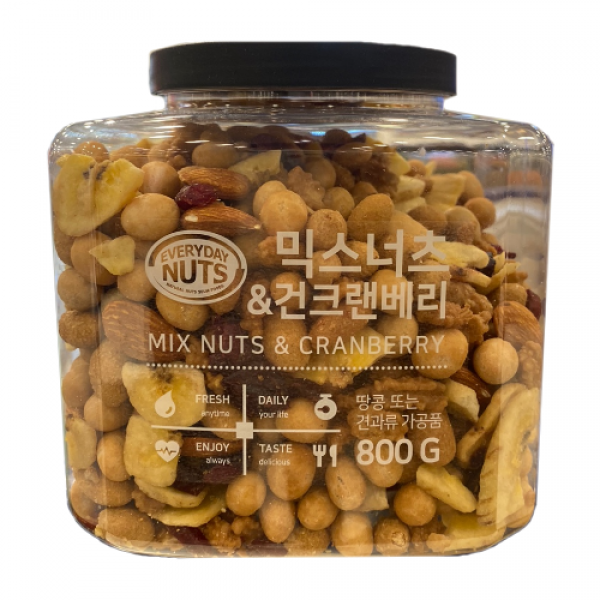 킴스클럽 믹스너츠&건크랜베리 800g, 1통