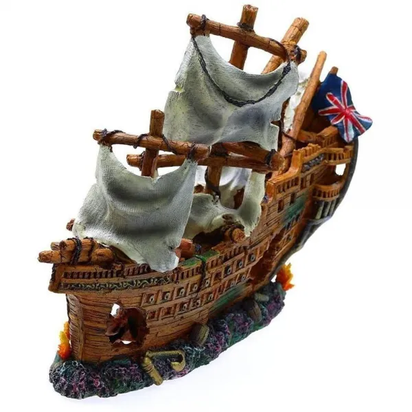 직구 난파선 전함 동굴 수족관 물고기 탱크 장식 상세참조 상세참조