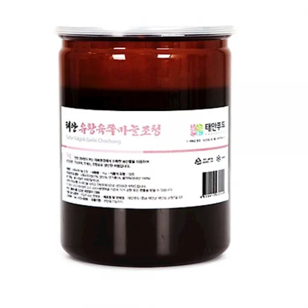 육쪽마늘 조청 1kg 농수산물 쌀조청 식품 반찬 hzdi, 1개