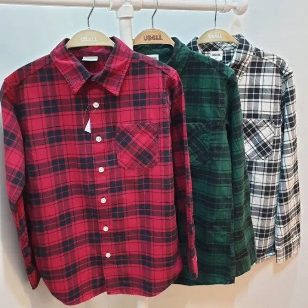 유솔 부산대 NC *50% 할인* 기본 체크셔츠 ULYC19W02