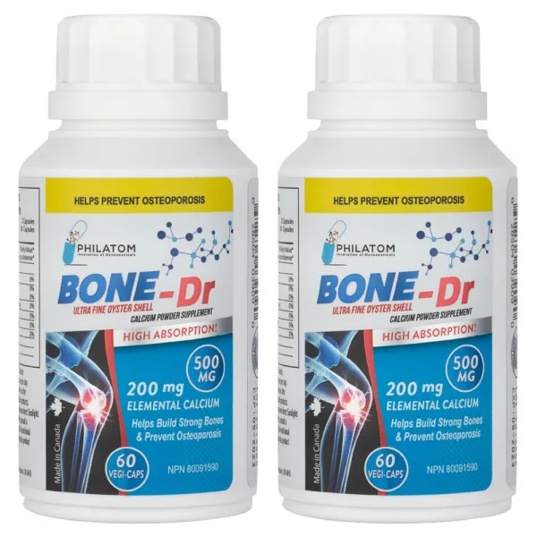필라톰 BONE-Dr 본닥터>골밀도를 높여라!!>캐나다 초저분자 칼슘영양제-2병(소리 없이 다가오는 골다공증>초저분자 칼슘 본닥터에게 맡겨보세요!), 2병, 144g