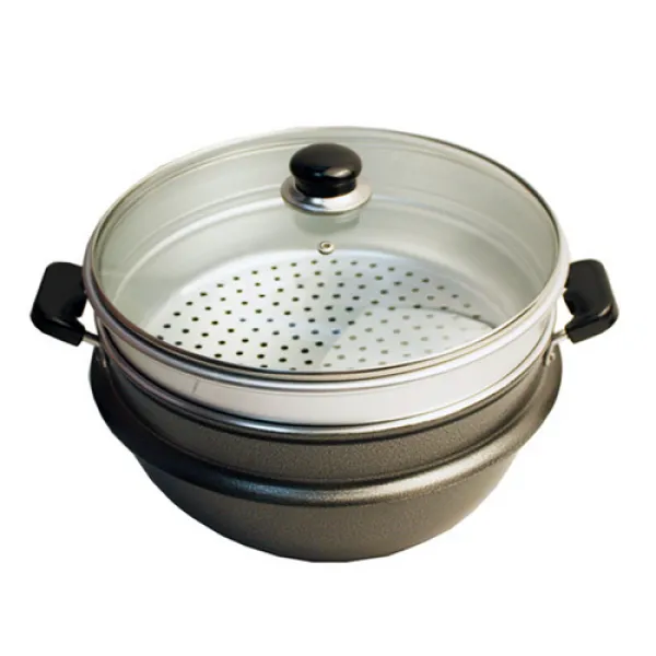 시루솥 3P 떡찜기 찜통 곰솥 찜냄비 다용도 가정용, 혼합색상, 26cm(지름)
