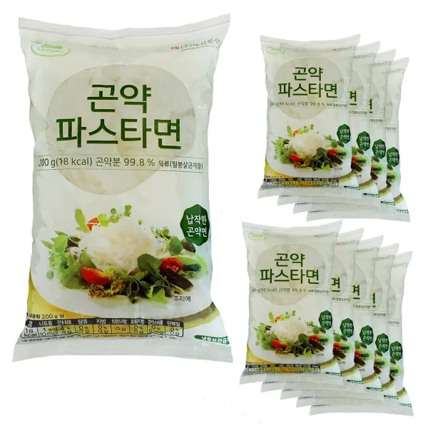 곤약닷컴 곤약 파스타면 200g x 10팩, 10개입