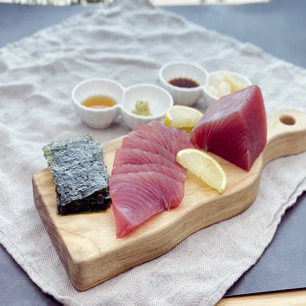 집에서먹는참치회 냉동참치회 눈다랑어속살 블럭 400g(2~3인분)