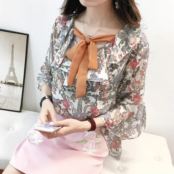 이사도라 여름블라우스 M9314 카일포인트쉬폰블라우스 블라우스