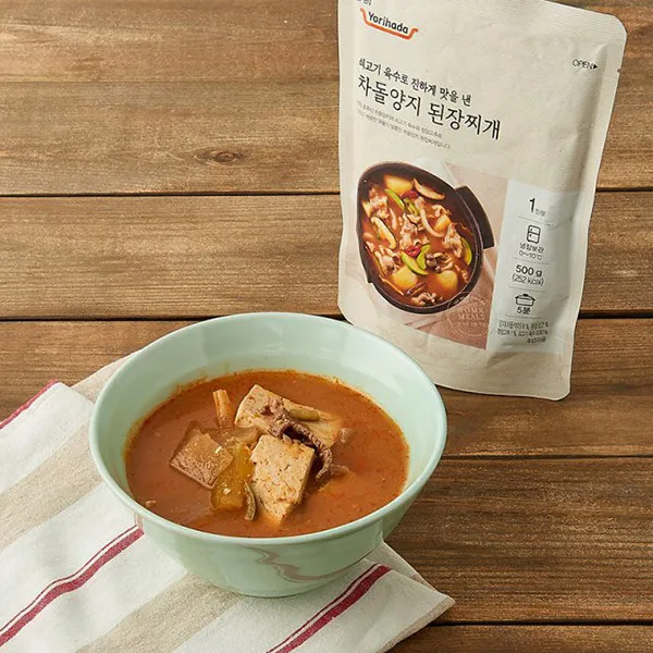 차돌양지 된장찌개 500g, 상세 설명 참조