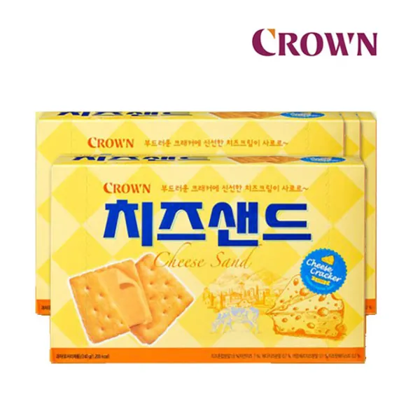 크라운 치즈샌드, 240g, 8개