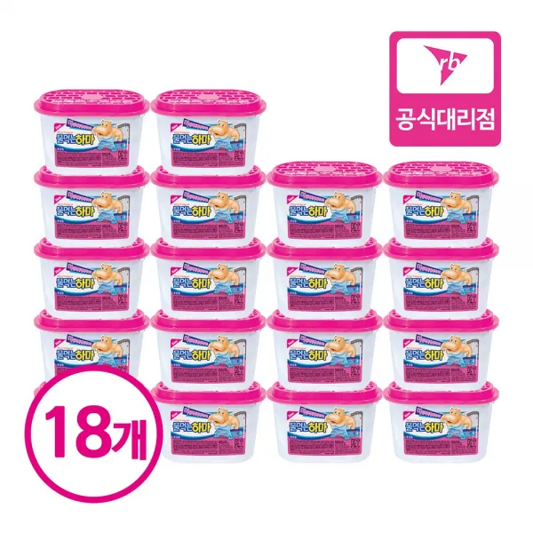 물먹는하마 옷장용 제습제, 18개입, 525ml