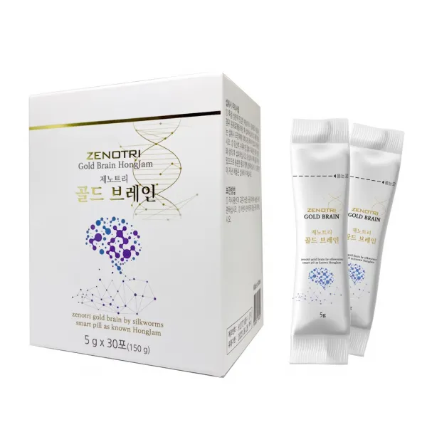 제노트리 골드 브레인 홍잠환 30포 150g