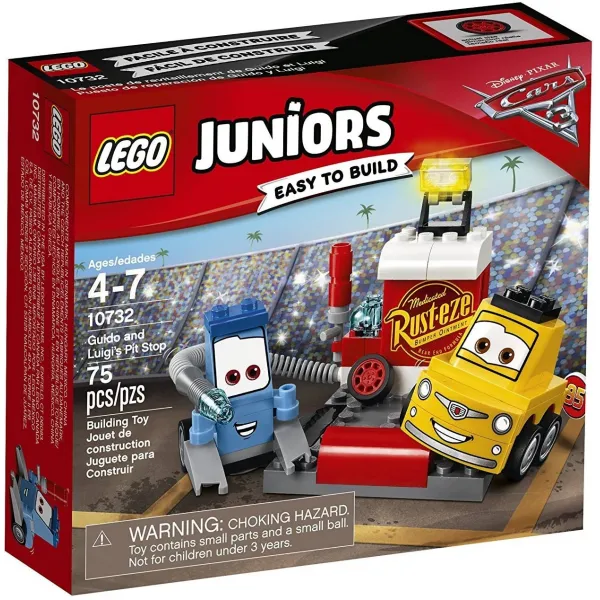 예상수령일 2-6일 이내 레고 (LEGO) 주니어 디즈니 자동차 귀도와 루이지 정류장 10732 B06WP5BJB7 일본아, One Color