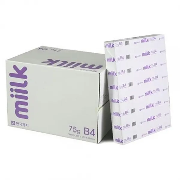 복사용지 밀크 B4 500매X5권 75g 사무용품 전산 a4 종이류 컷팅자 자석, 1개