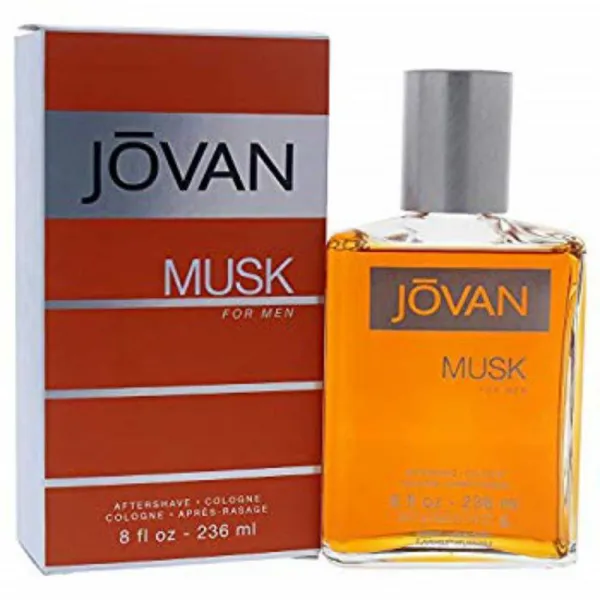 Jovan 머스크 by 코티 for Men 8.0 oz 애프터 섀브 라자인 포어