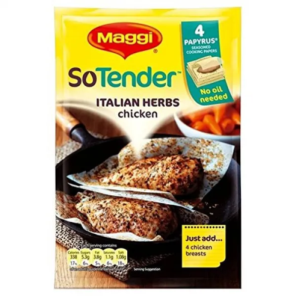 마기《―》때문에 입찰 이탈리아의 허브23그램 - Maggi So Tender Italian Herbs 23g [병행수입품], 1