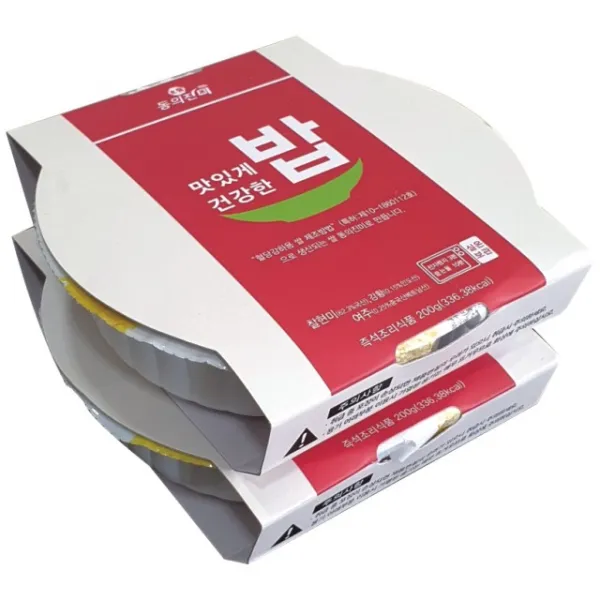 혈당강하용쌀 제조방법 특허기술로 생산된쌀 동의진미로 만든 즉석밥 12개입 맛있게 건강한 밥, 200g