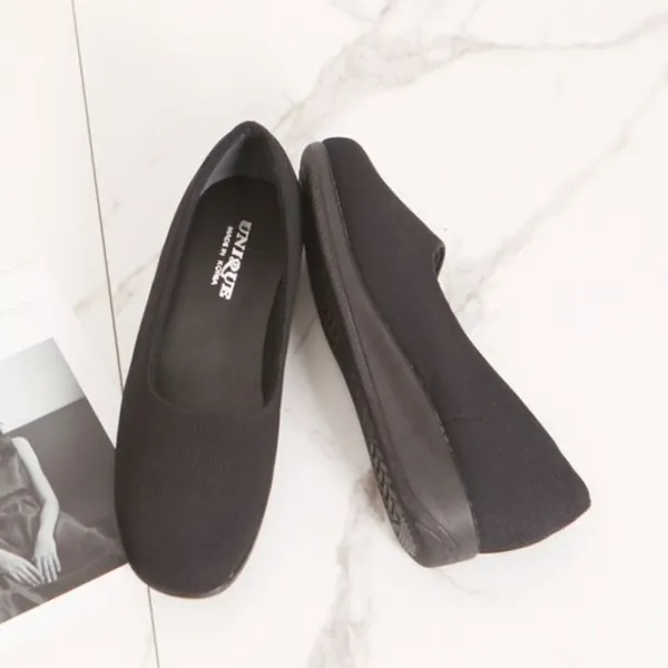 신발매일매일knit걸골지 Slip On출근룩정결코디네이션 종류선택 블랙 + 36457련챔