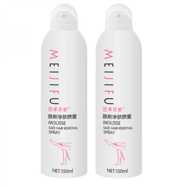 제모 스프레이 남자 스프레이 털떨기 남녀 겨드랑이 아닌 곳 무스 버블 클렌징 스프레이 1병/150ml, 단일상품