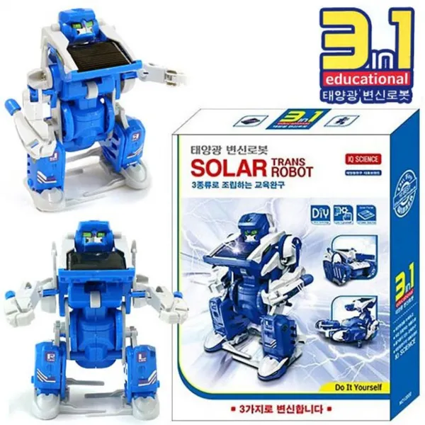 GW3DBD1B3 과학 로보트 dk-03659 조립 교육완구 태양광 과학교구 기초 3종류로 로봇 변신