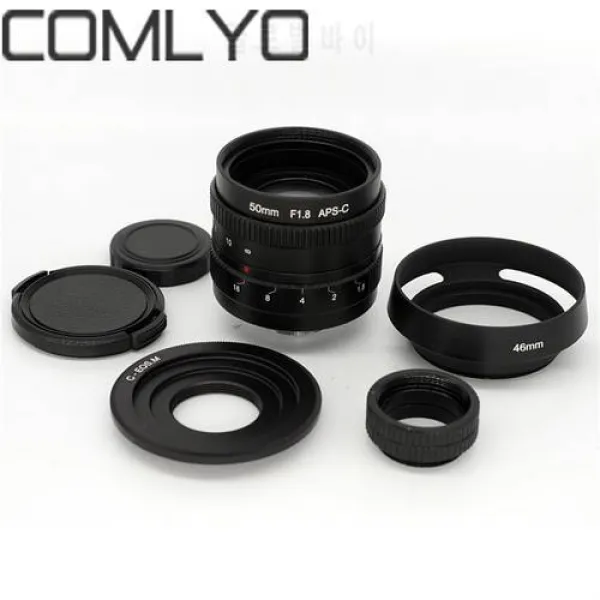 50mm F1.8 F / 1.8 카메라 무소속 용 Eos M M2 M3 용 Nikon1 + C For Eos M 상세내용참조