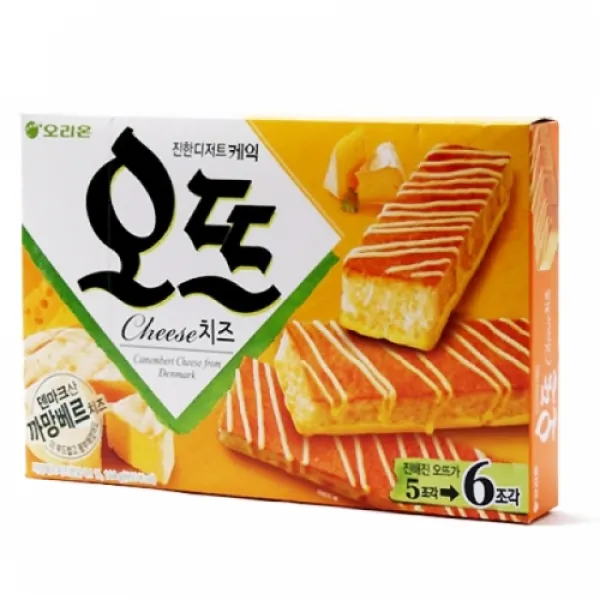 V1245 오리온 오뜨치즈 144g(6입)x12개 과자/쿠키/파이/스낵/가공식품/오뜨, 단일 수량