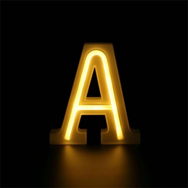 가정용 조명 LED USB 편지는 거는 서있는 백색 플라스틱 편지를 불이 켜집니다SSB90604104A, A