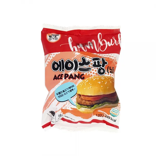 대신 에이스팡버거 120g 편의점햄버거 매점빵식사, 1개