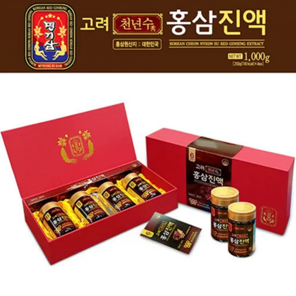명기삼 고려천년수홍삼진액250gx4병 건강선물, 4병, 250g